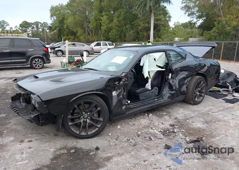 2021 Dodge Challenger R/T Scat Pack z USA, uszkodzony, nr VIN 2C3CDZFJ7MH594291